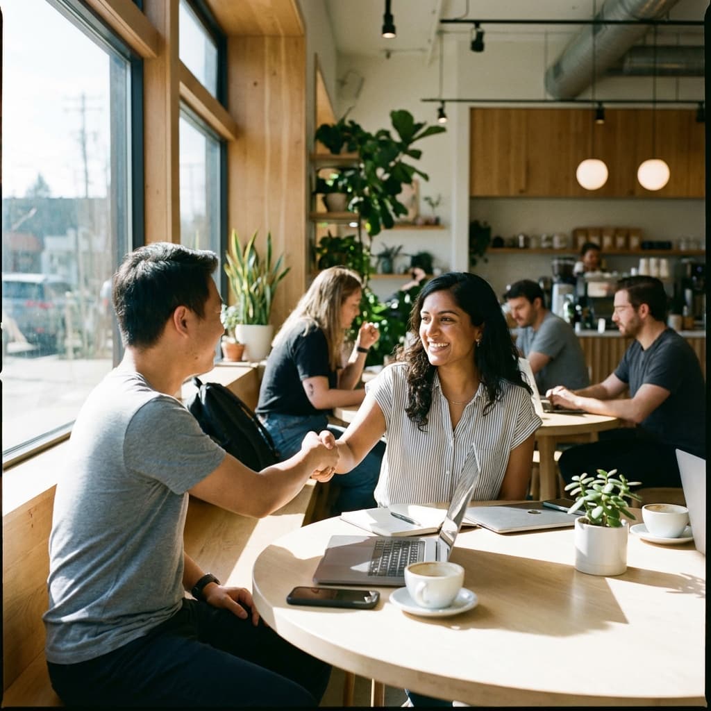 Meeting with clients